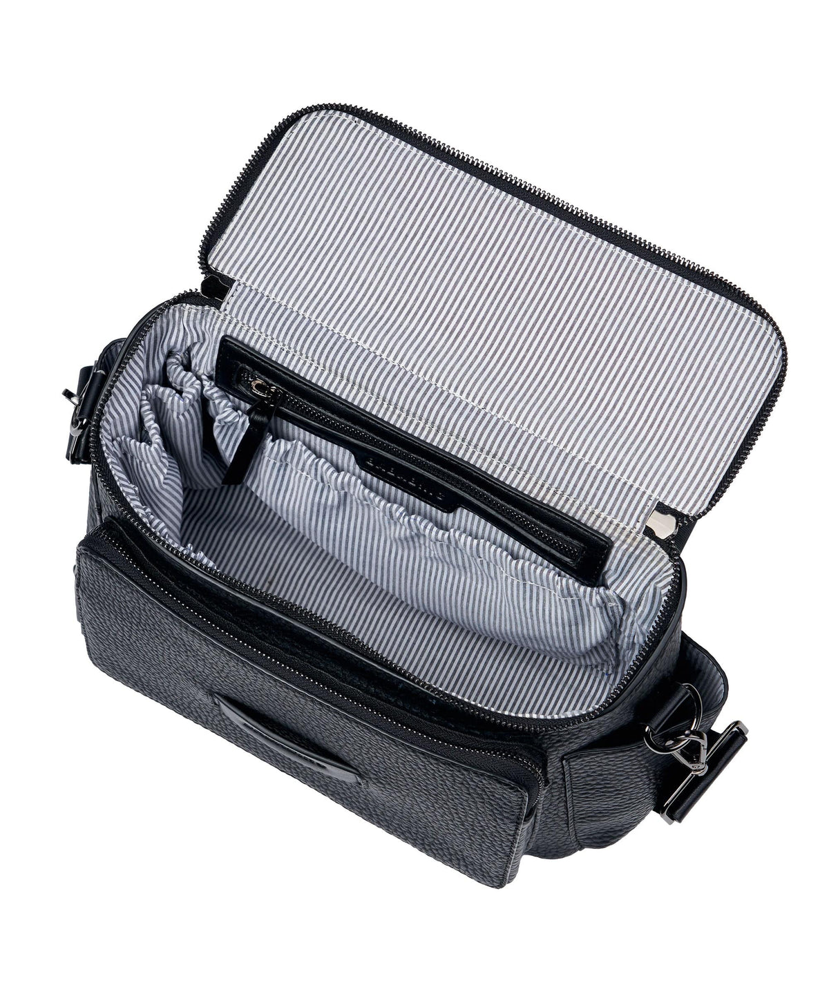 Bababing! Changing Bags Bababing Isla Cross Body Vegan Leather Daypac - Black