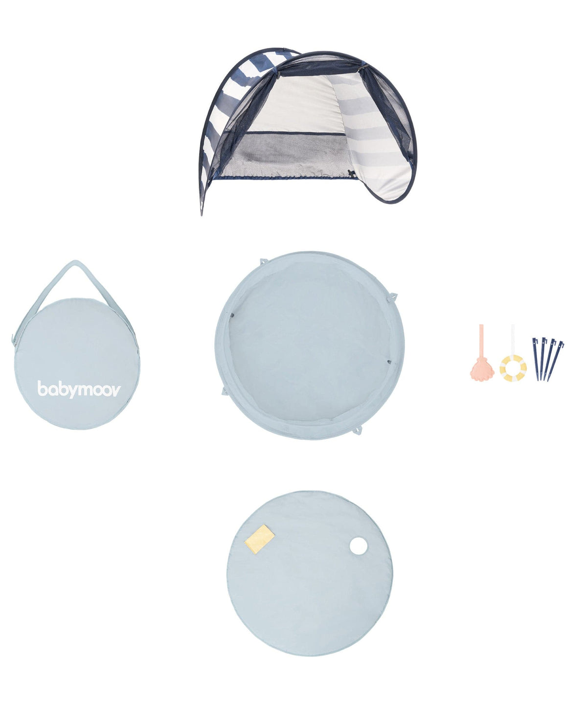 Babymoov Outdoor Play Babymoov Aquani Anti-UV Tent, Paddling Pool & Playpen UPF 50+ - Mariniere
