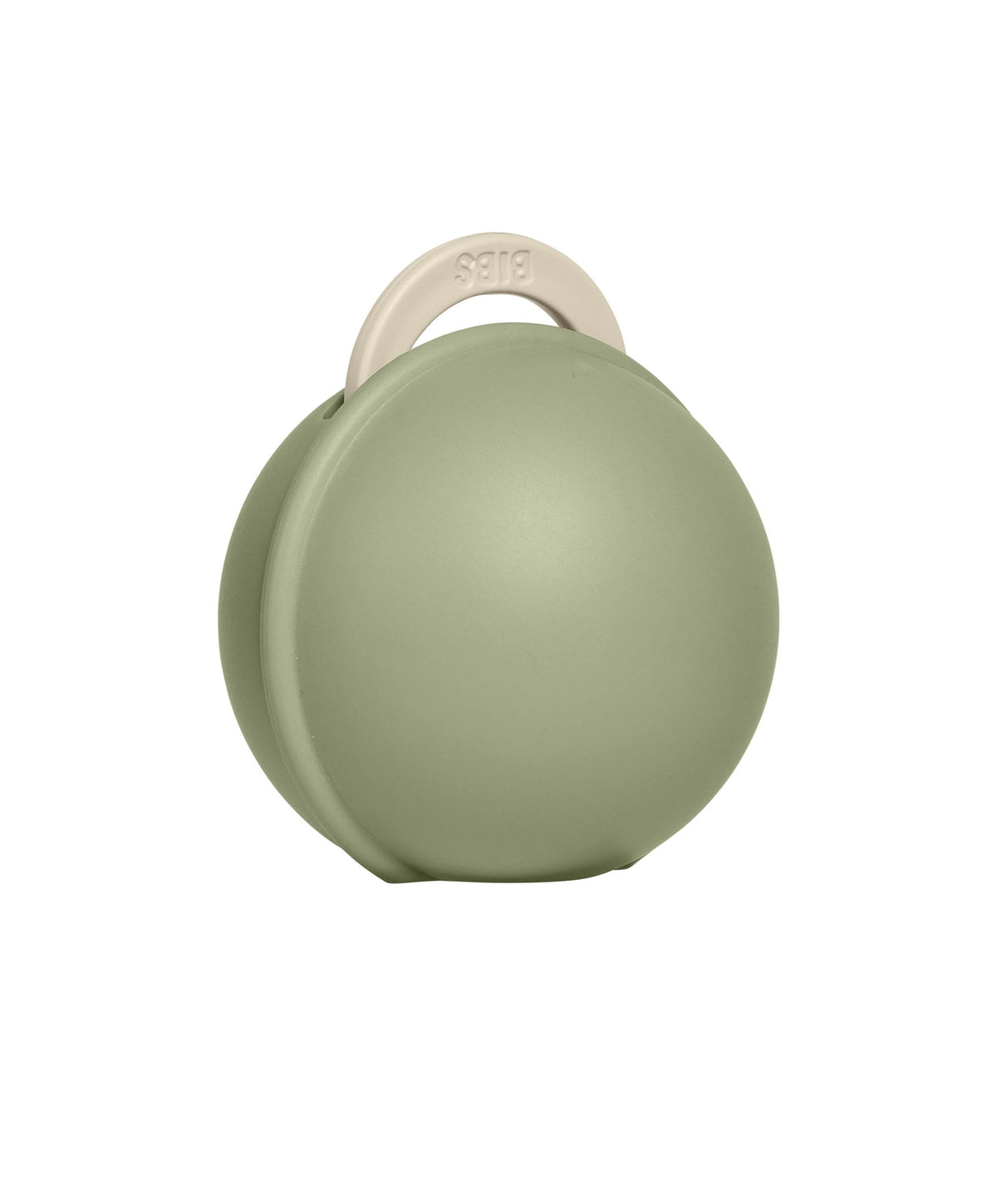 Bibs World Soothers BIBS Colour Pacifier Round Latex Size 1 Ivory & Pacifier Case Mini - Sage