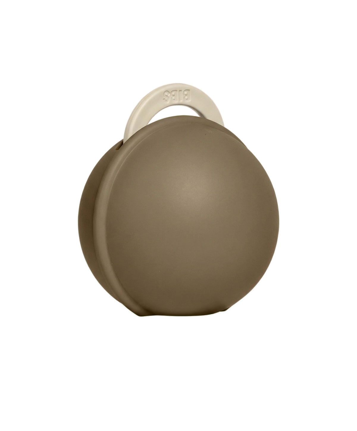 Bibs World Soothers BIBS Colour Pacifier Round Latex Size 1 Vanilla & Pacifier Case Mini - Dark Oak