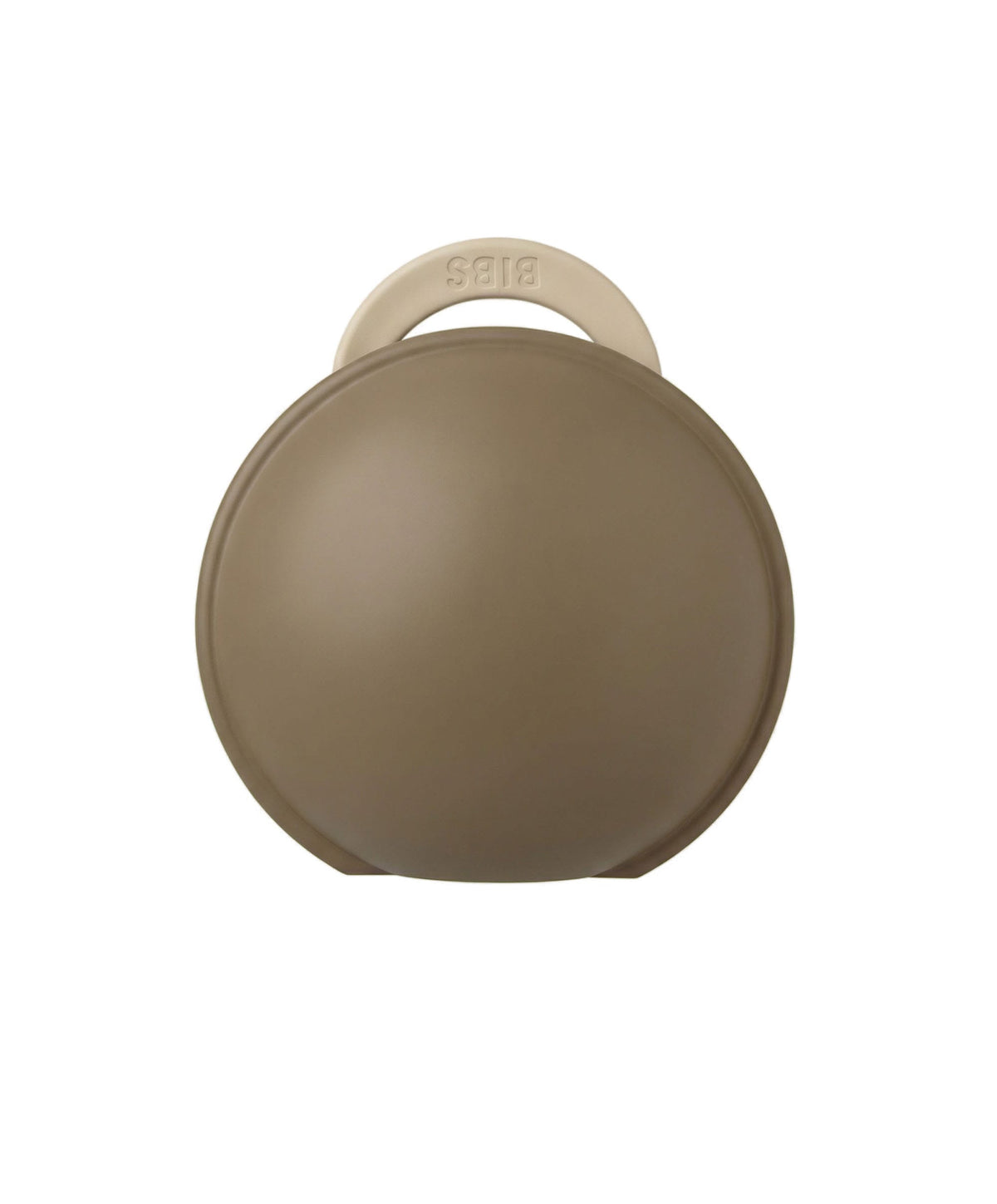 Bibs World Soothers BIBS Colour Pacifier Round Latex Size 1 Vanilla & Pacifier Case Mini - Dark Oak