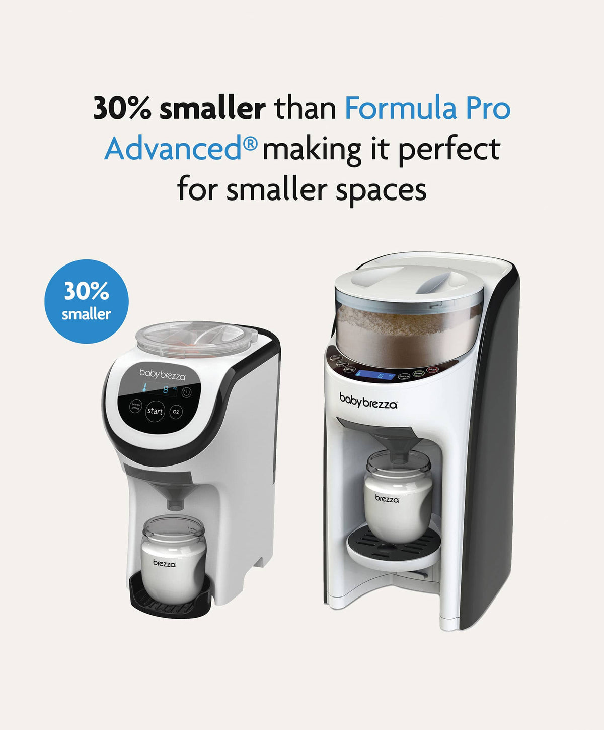 Brezza Bottle Feeding Baby Brezza Formula Pro mini - White