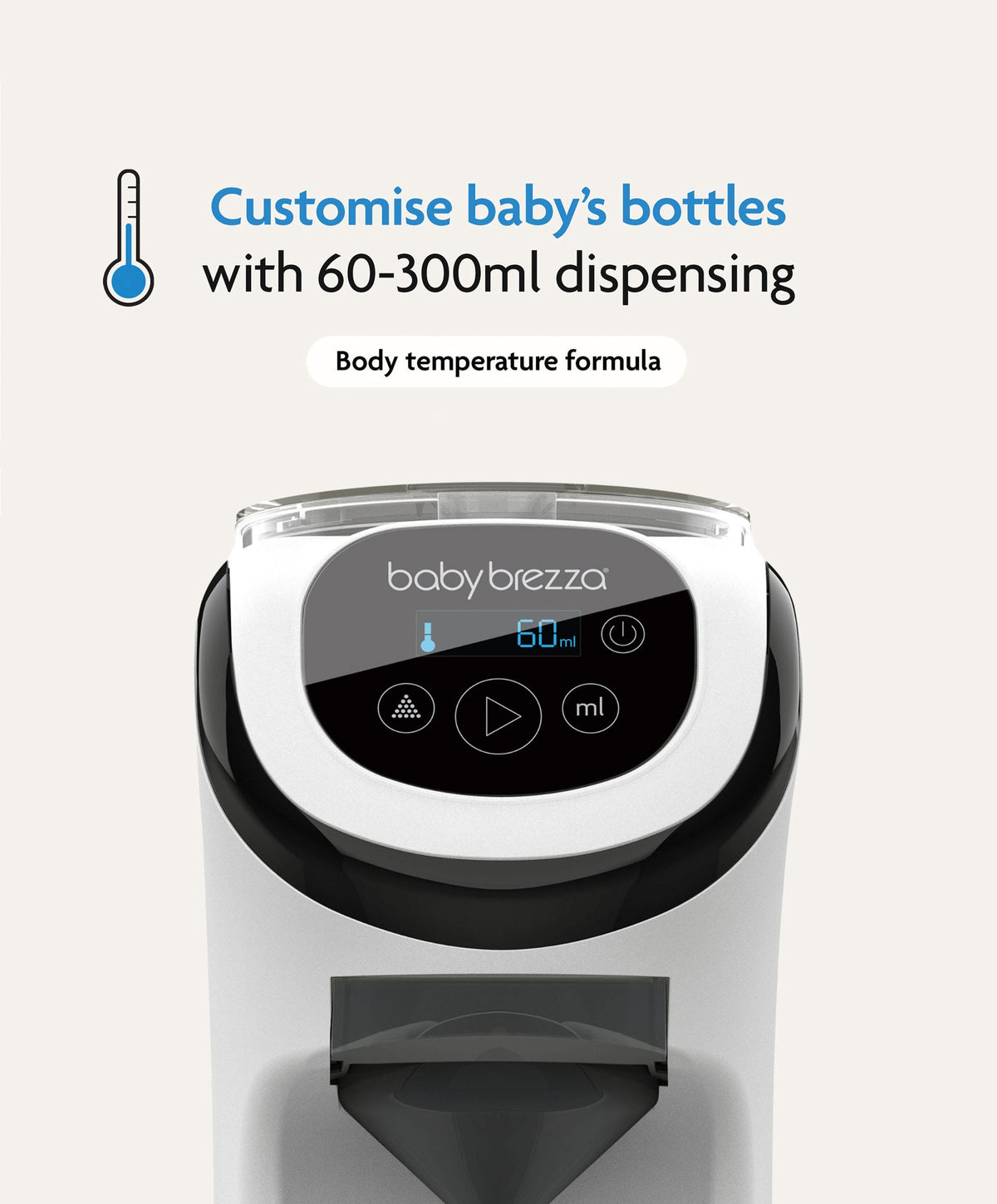 Brezza Bottle Feeding Baby Brezza Formula Pro mini - White