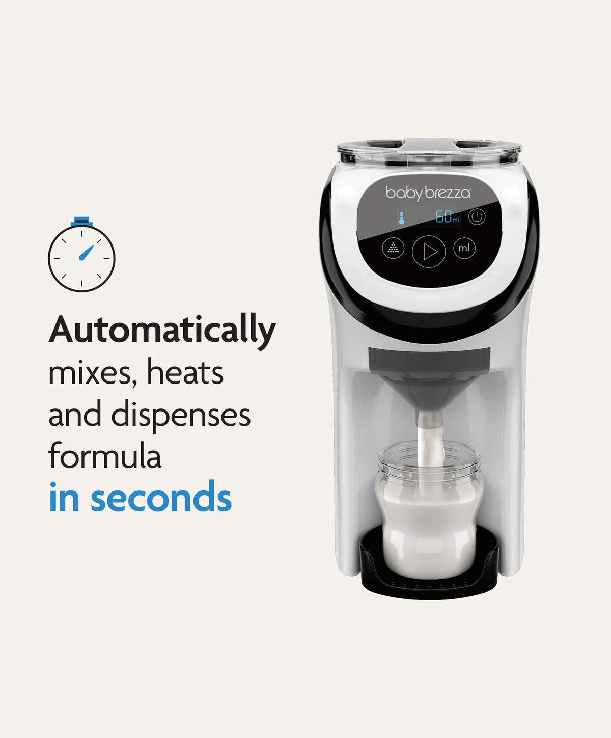 Brezza Bottle Feeding Baby Brezza Formula Pro mini - White