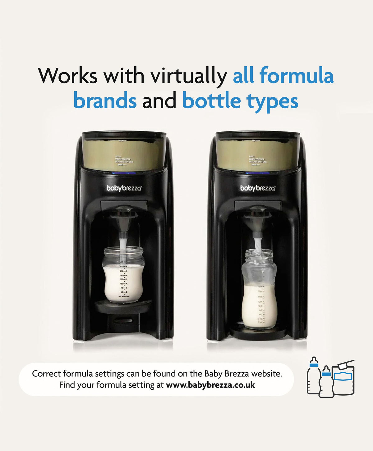 Brezza Bottle Feeding Babybrezza Formula Pro Advanced - Black