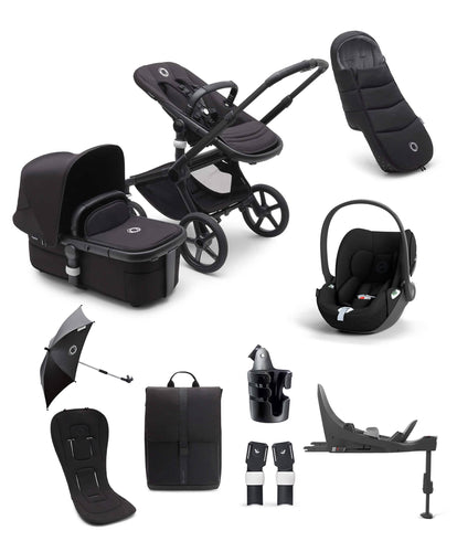 Bugaboo Pushchairs Bugaboo Fox5 Ultimate Bundle with Cybex Cloud T Car Seat and Base in Astro Purple