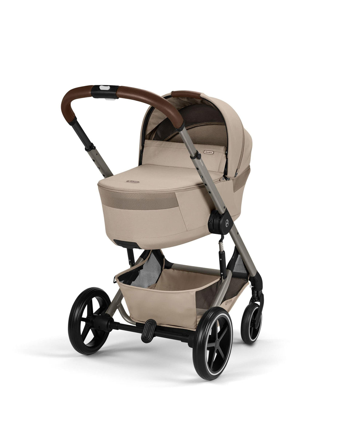 Cybex Pushchairs Cybex Balios S Lux Pushchair & Folding Carrycot - Almond Beige
