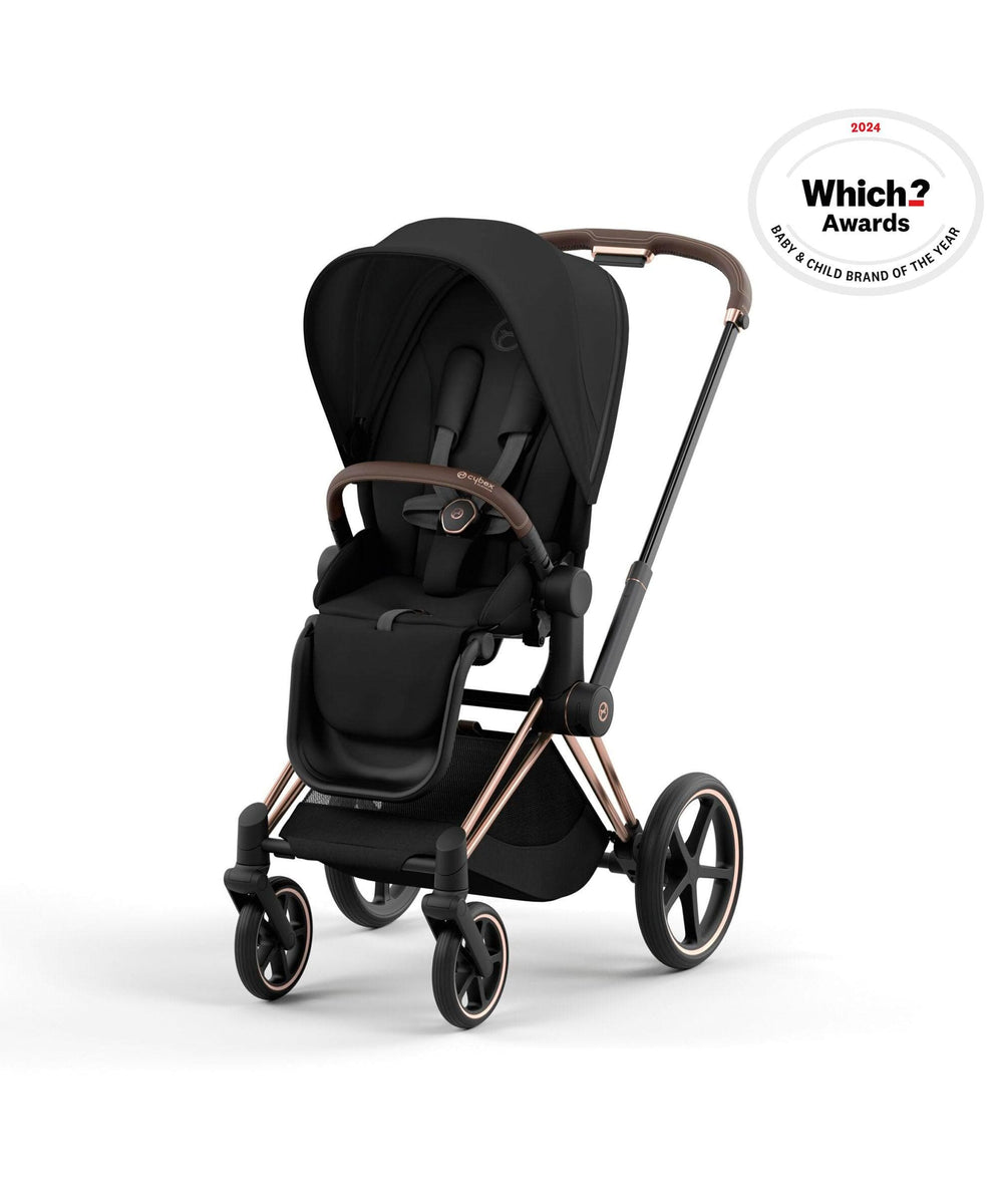 Cybex Priam Pushchair (2 Pieces) Rose Gold/Sepia Black – Mamas