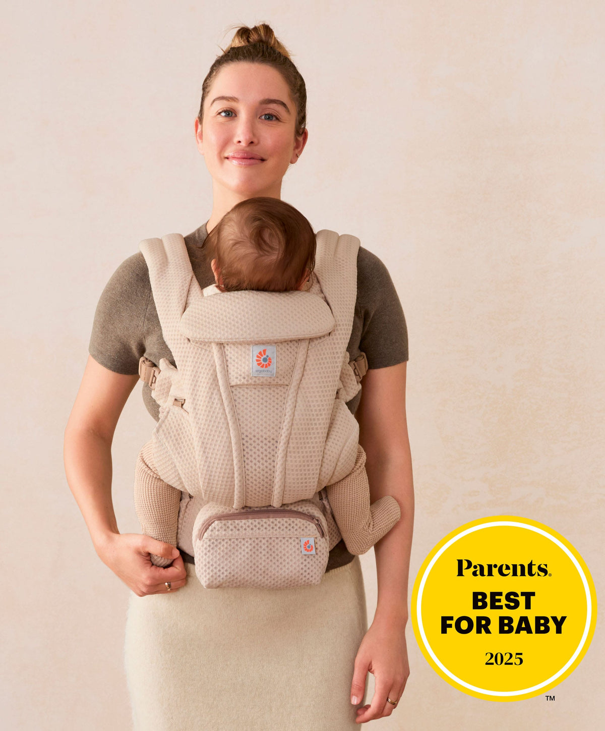 Ergobaby Baby Carriers Ergobaby Omni Deluxe Mesh Baby Carrier - Natural Beige