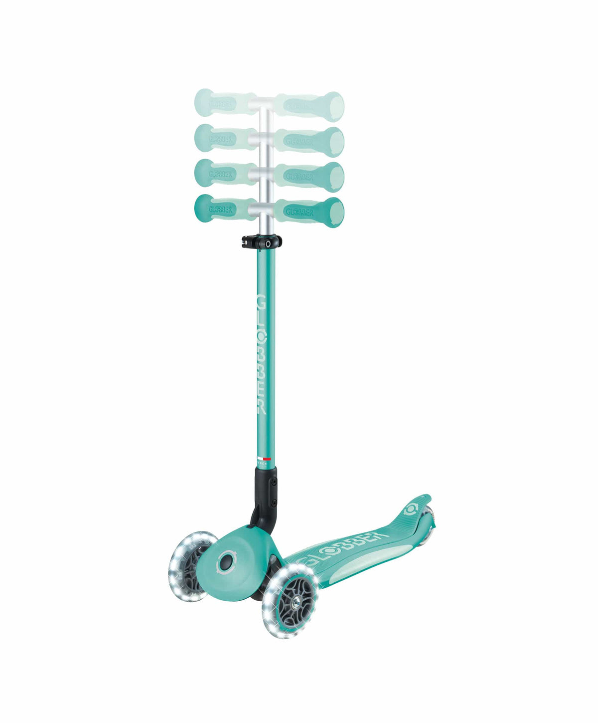 Globber Ride on Toy Globber Go Up Deluxe Lights - Mint