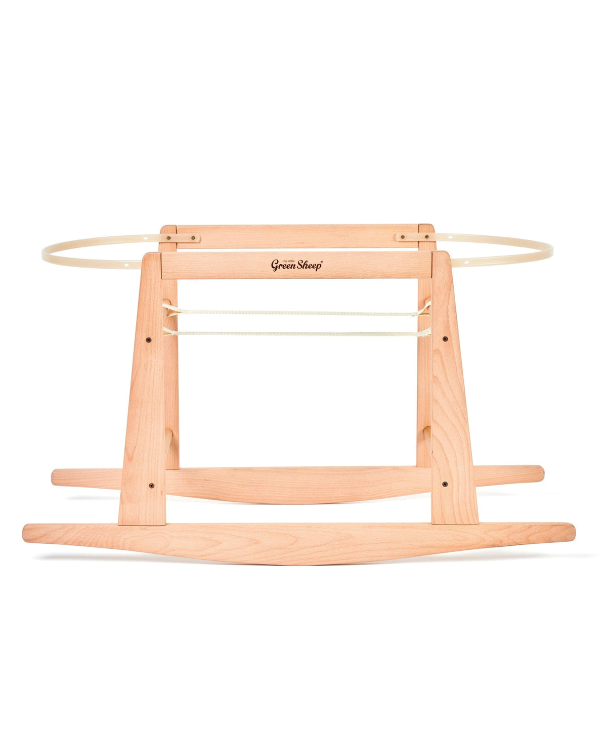 Little Green Sheep Moses Baskets Little Green Sheep Organic Knitted Moses Basket & Mattress - Truffle