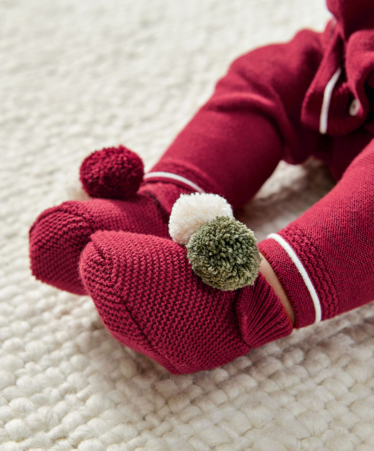 Mamas & Papas 2pc Set Mr Santa Christmas Outfit Set