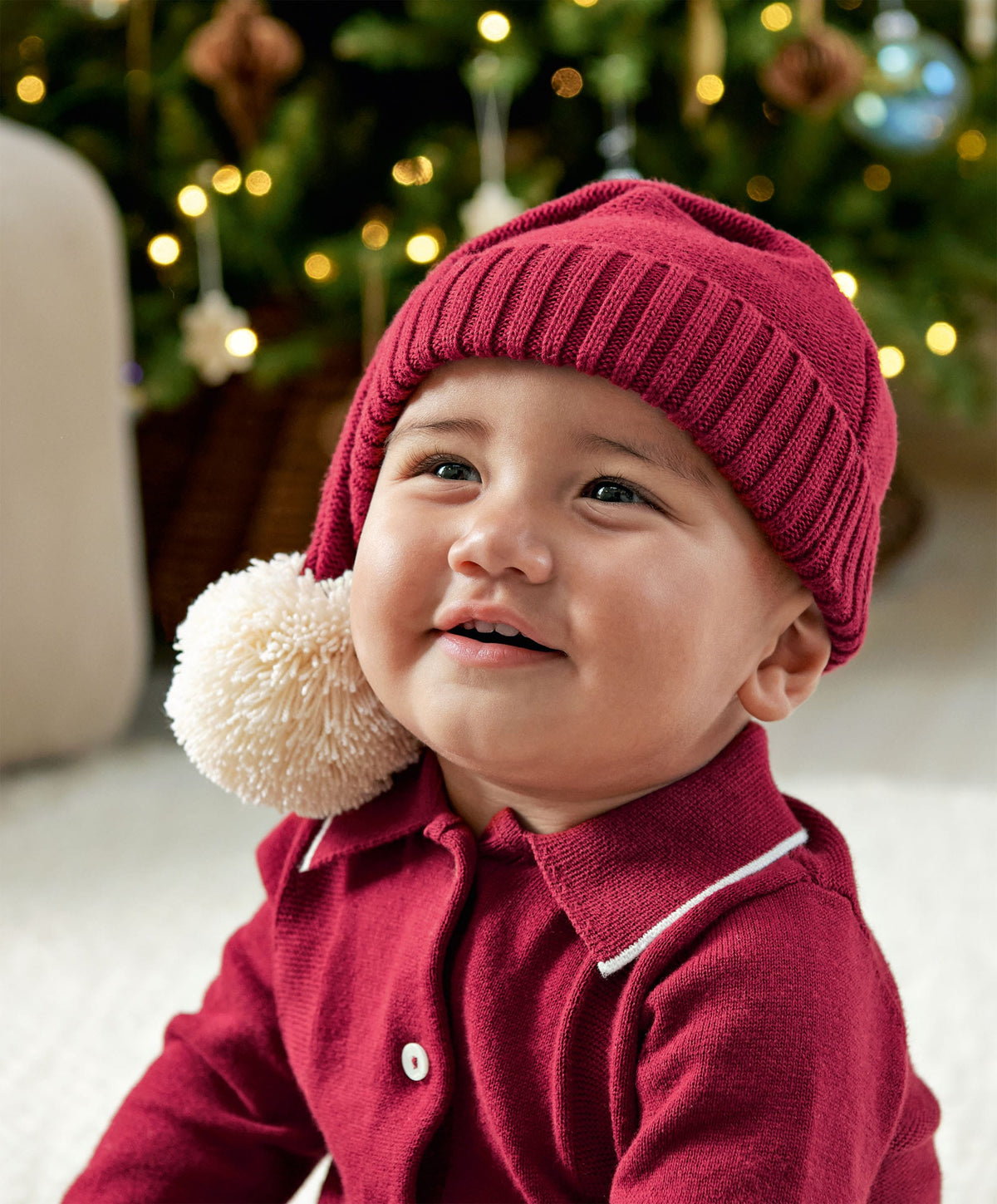 Mamas & Papas 2pc Set Mr Santa Christmas Outfit Set