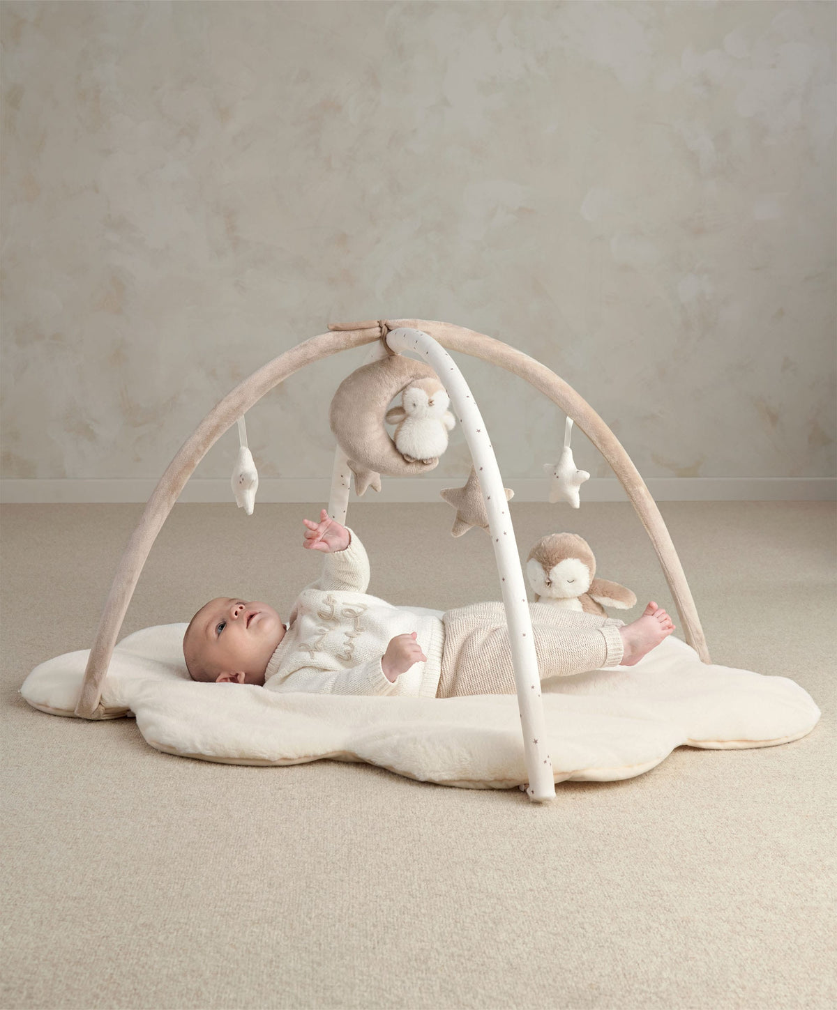 Mamas & Papas Activity Toys Wish Upon A Cloud Playmat - Oatmeal