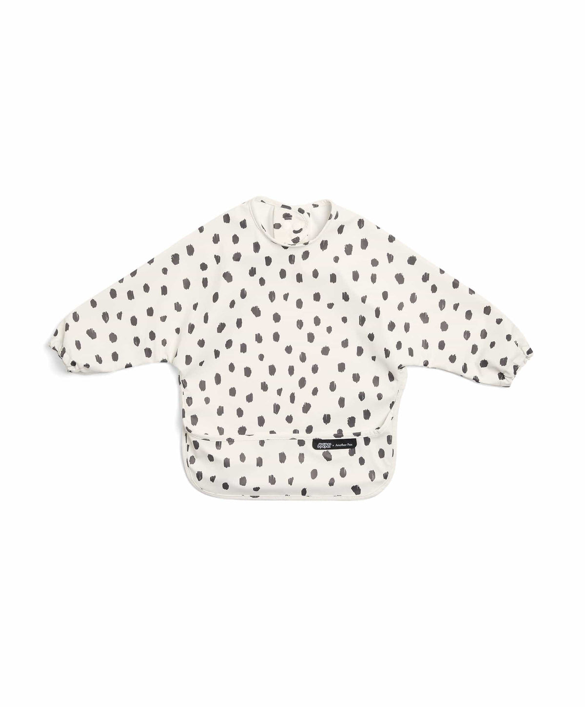 Mamas & Papas Baby Weaning Mamas & Papas X Another Fox 2PK Long Sleeved Bibs - Faces/Cheetah Spot