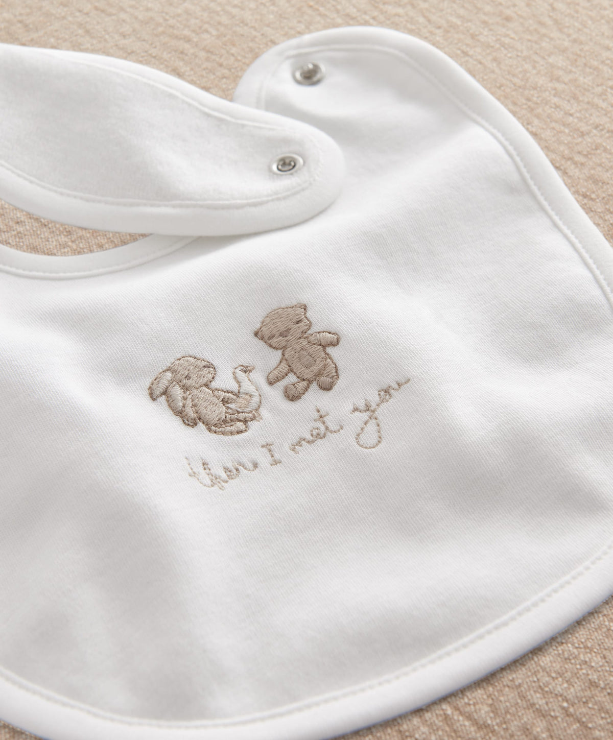 Mamas & Papas Bibs & Muslins Blank Celebration Print Bibs (Pack of 3)