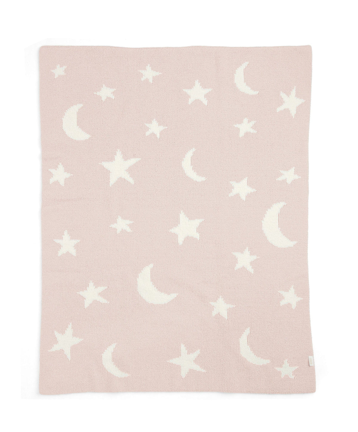Mamas & Papas Blankets Chenille Blanket - Pink Moon/Star