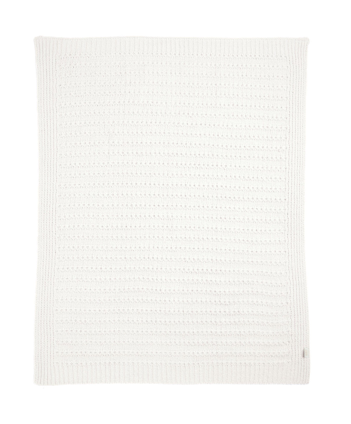 Mamas & Papas Blankets Chenille Blanket - White Stripe