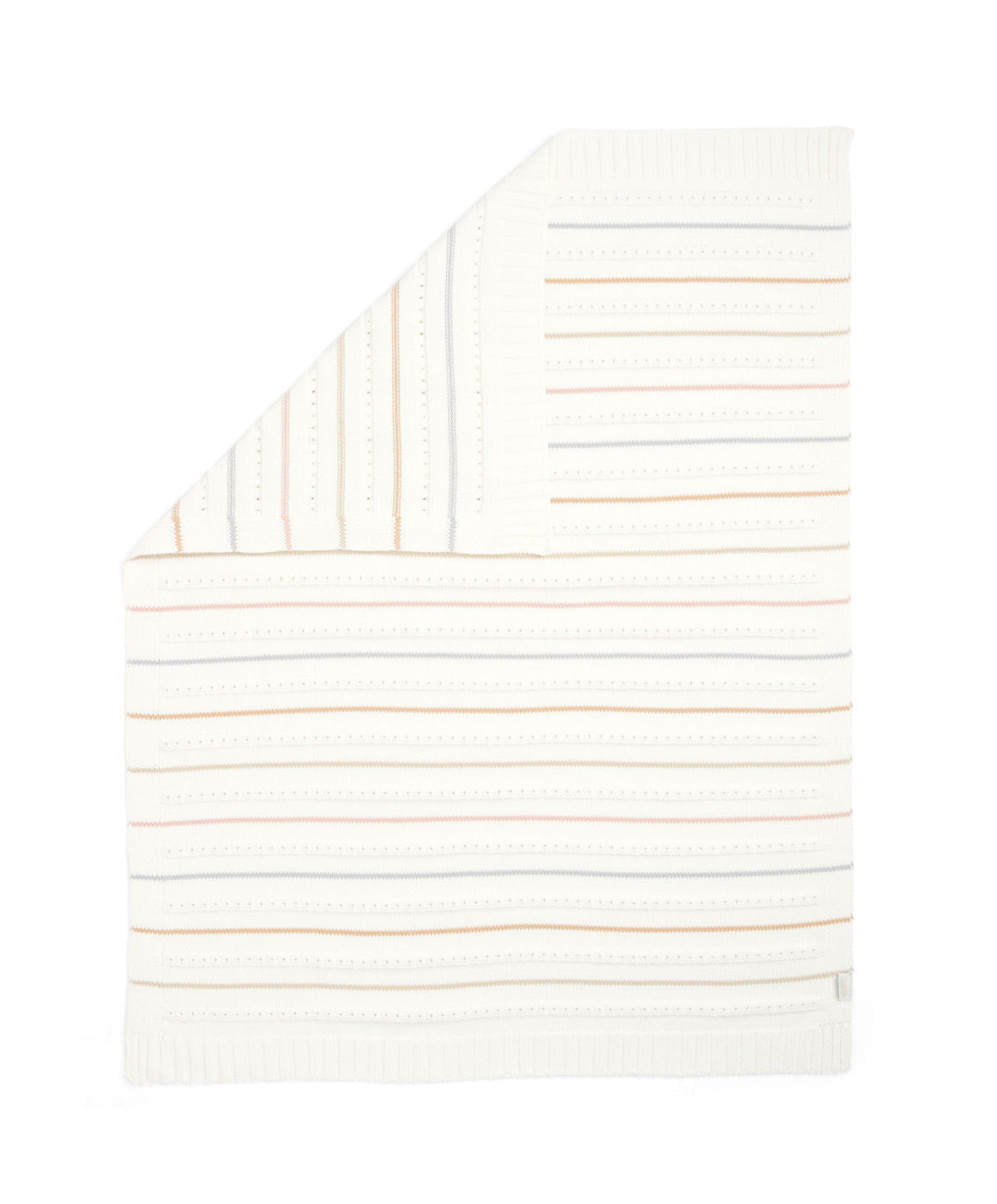 Mamas & Papas Blankets Knitted Blanket - Neutral Stripe