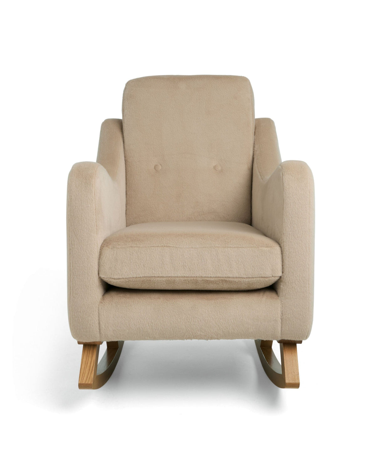 Mamas & Papas Bowdon Nursing Chair & Footstool Set - Almond Sherpa