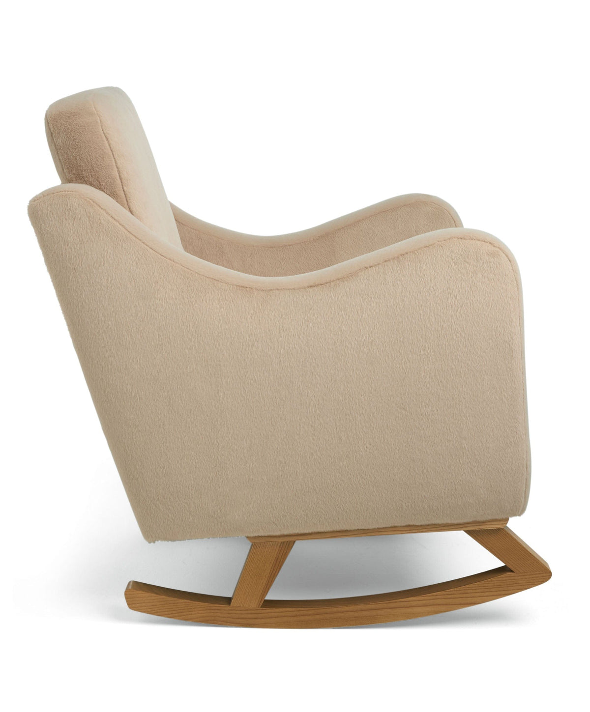 Mamas & Papas Bowdon Nursing Chair & Footstool Set - Almond Sherpa