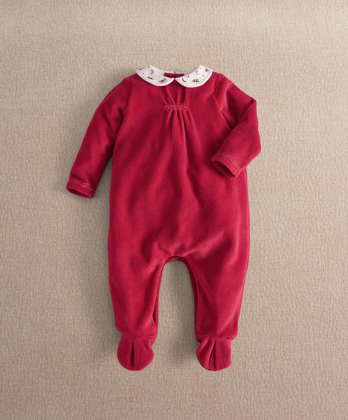Mamas & Papas Christmas Red Printed All In One