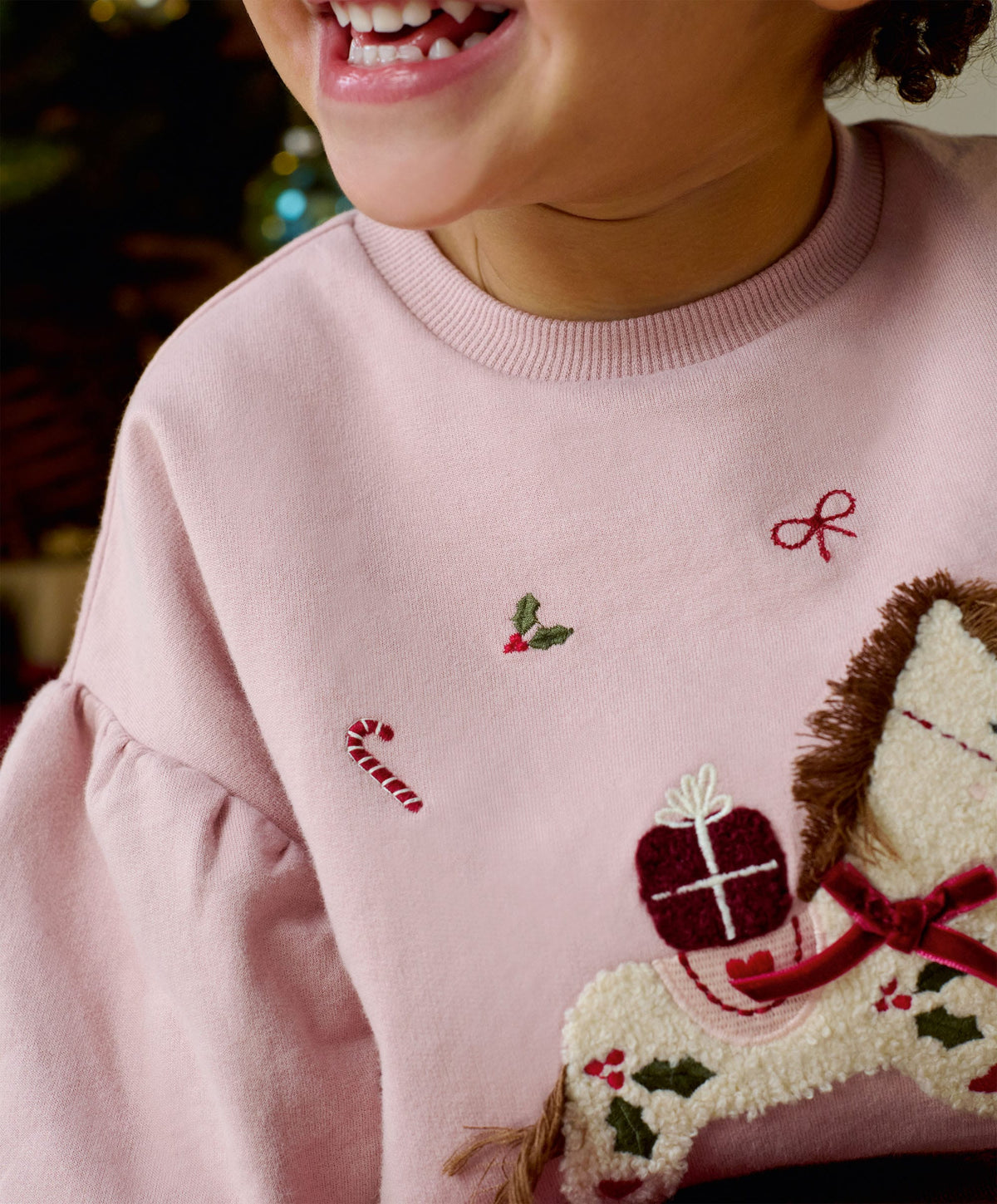 Mamas & Papas Christmas Rocking Horse Sweatshirt