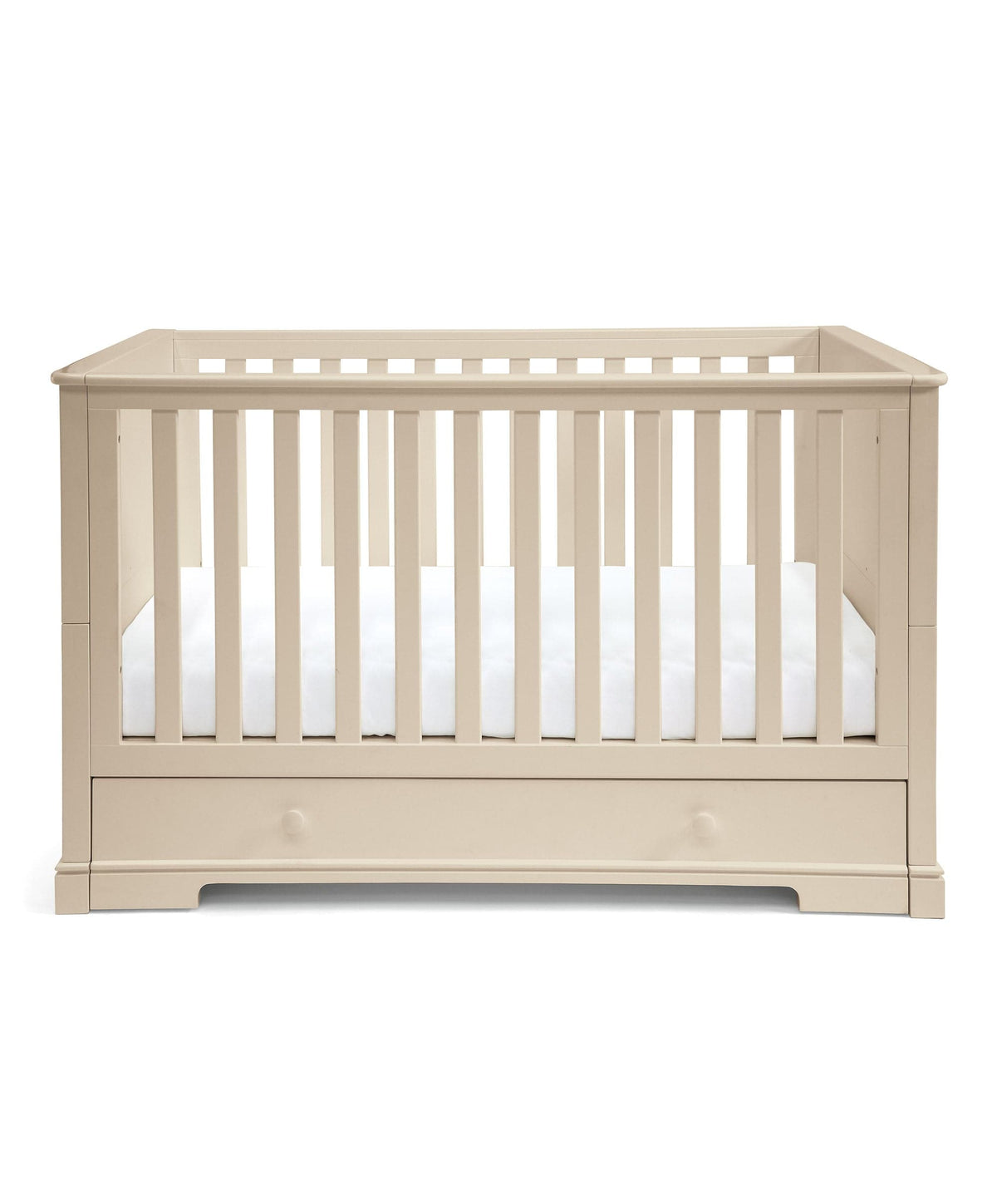 Mamas & Papas Cotbed Bundles Oxford Cotbed & Luxury Hybrid Twin Cotbed Mattress - Cashmere
