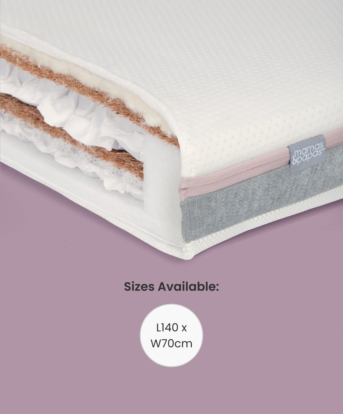 Mamas & Papas Cotbed Mattresses Luxury Hybrid Twin Cotbed Mattress