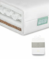 Mamas & Papas Cotbed Mattresses Premium Dual Core Cotbed Mattress & Cotbed Fitted Sheets (Pack of 2) Bundle