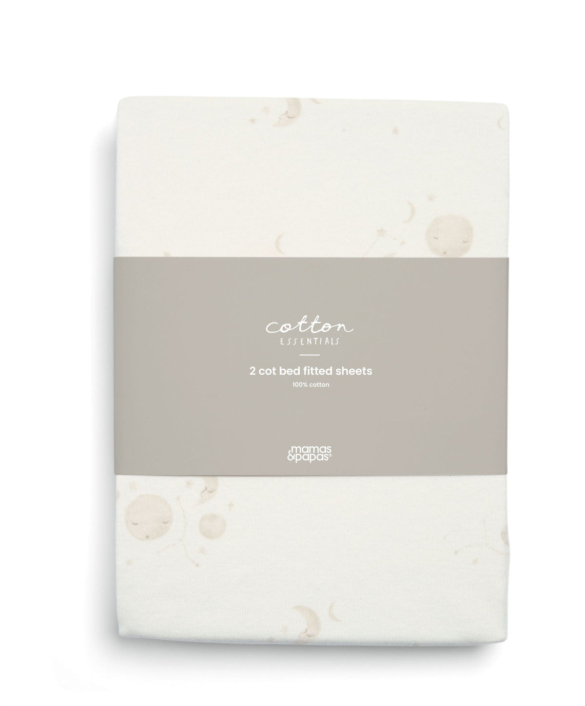 Mamas & Papas Cotbed Sheets Cotbed Fitted Sheets (2 pack) - Cosmic Sky