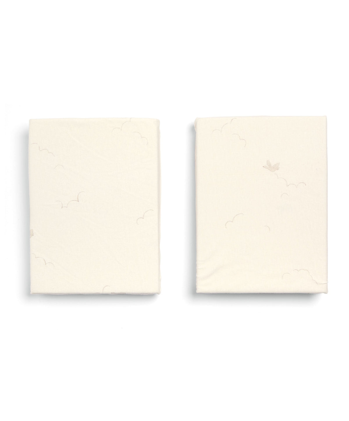 Mamas & Papas Cotbed Sheets Cotbed Fitted Sheets (2 pack) Welcome to the World Duckling - Cream