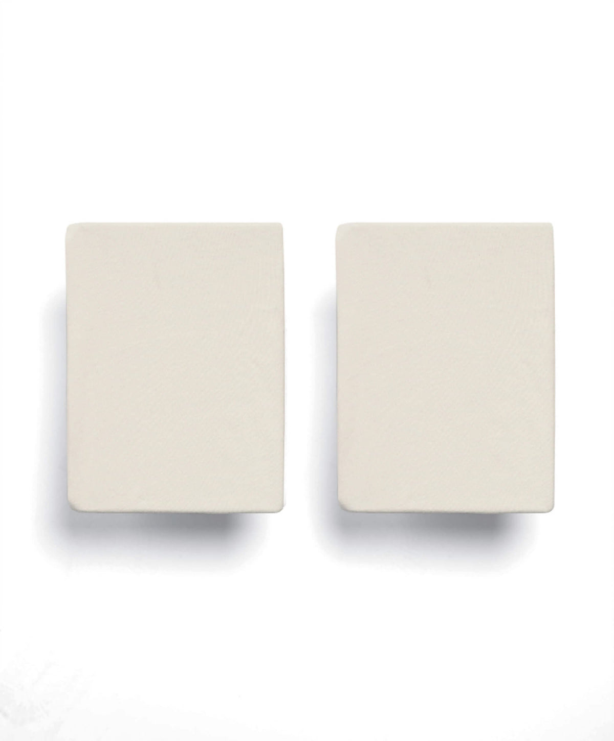 Mamas & Papas Cotbed Sheets Cotton Essentials Cotbed Fitted Sheets (2 pack) - Cream