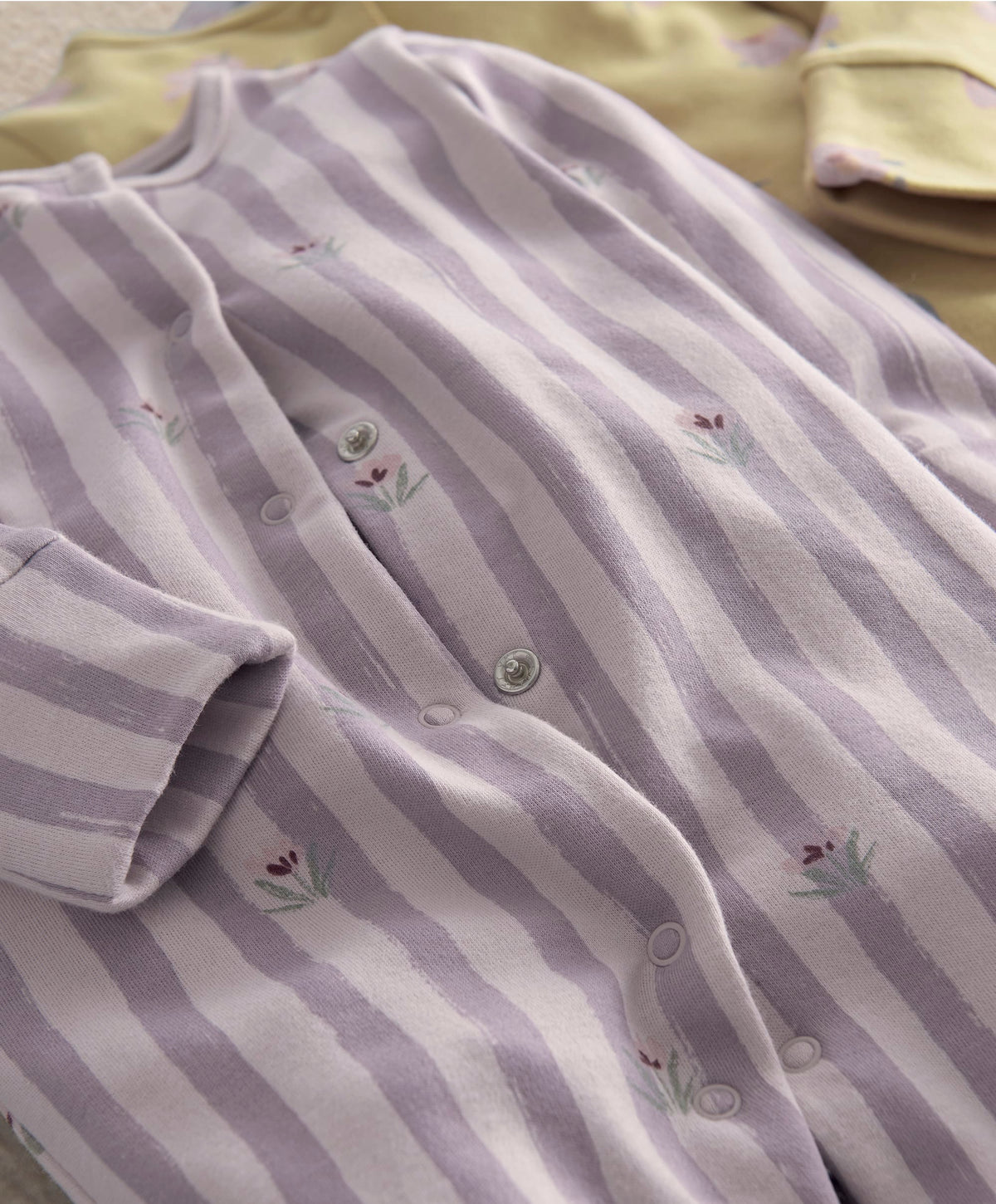 Mamas & Papas Creative Floral Sleepsuits (Pack of 3)