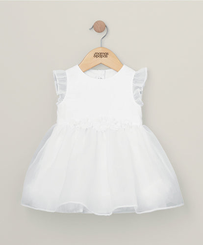 Mamas & Papas Dresses & Skirts Organza Flower Dress - White