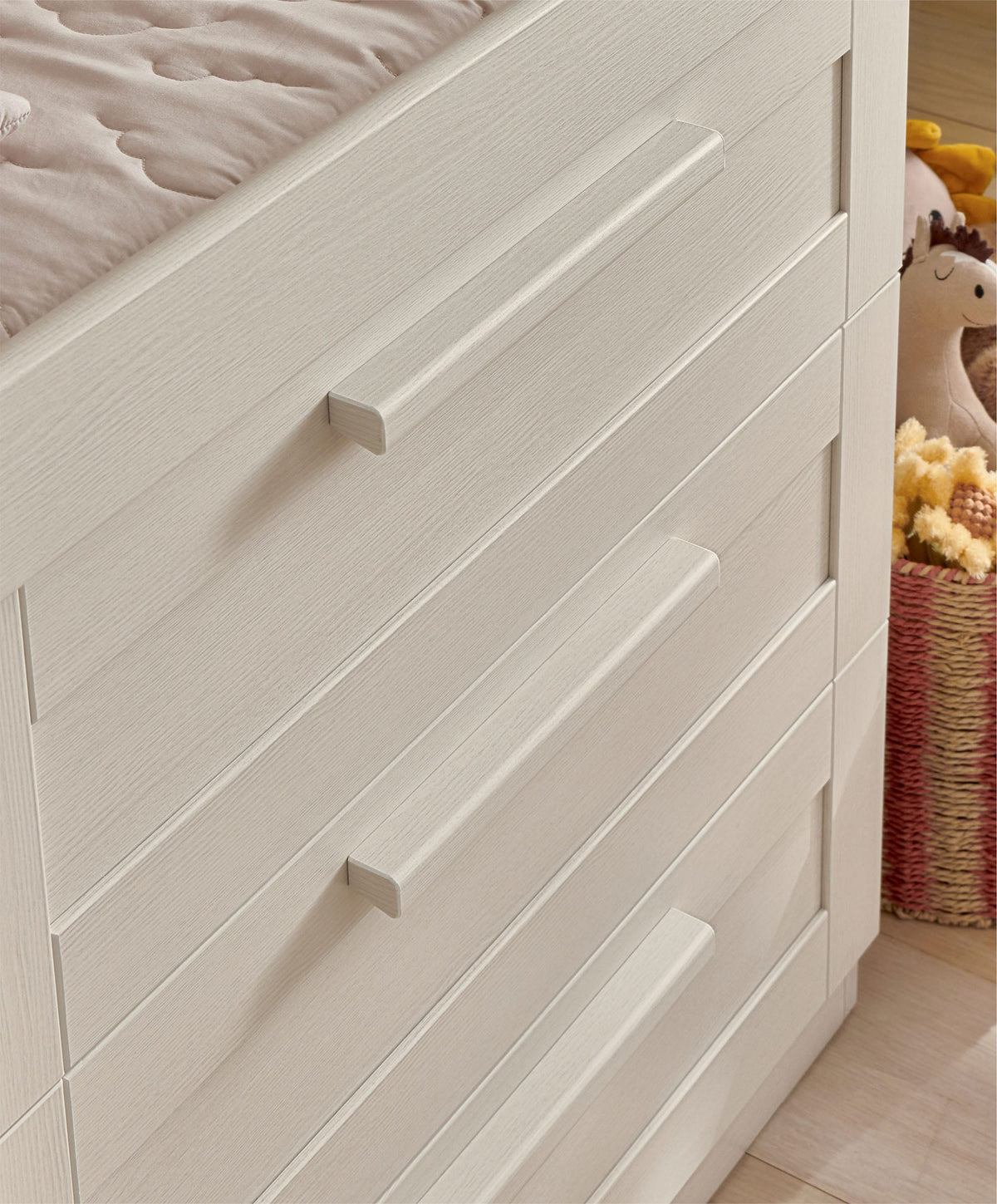 Mamas & Papas Furniture Sets Atlas 2 Piece Small Cotbed Set with Dresser Changer - Stone