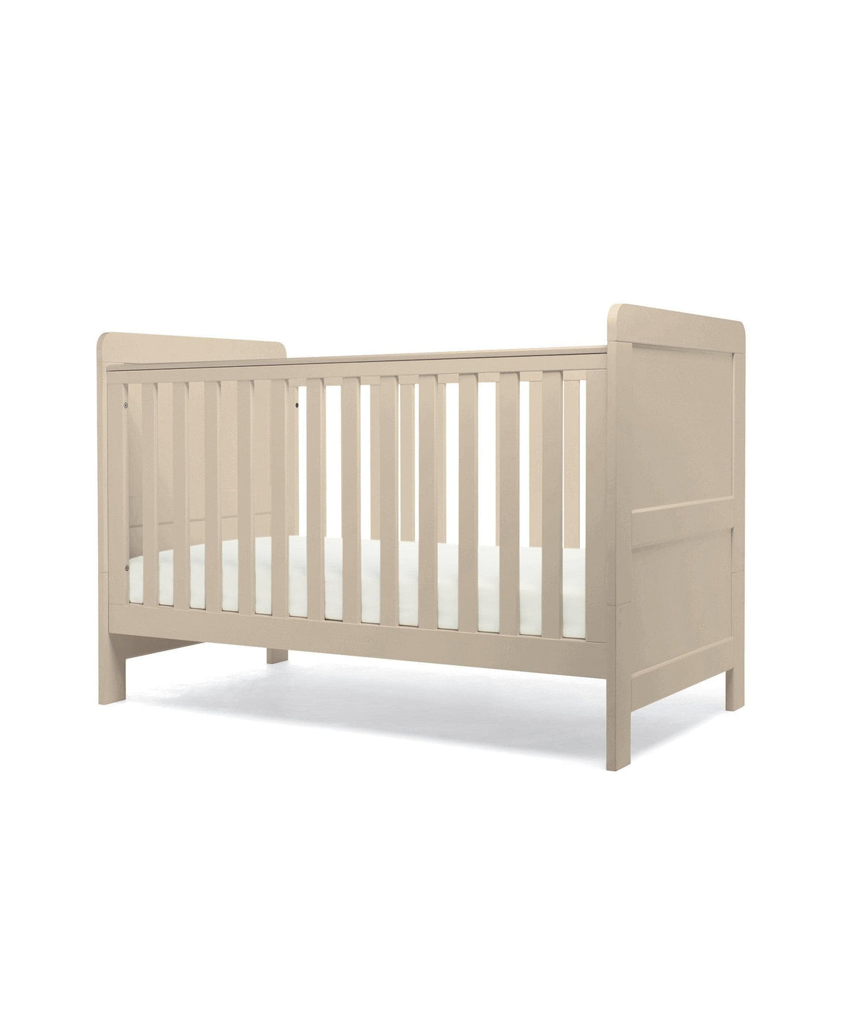 Mamas & Papas Hampden Cotbed & Essential Airflow Pocket Spring Cotbed Mattress Bundle - Cashmere