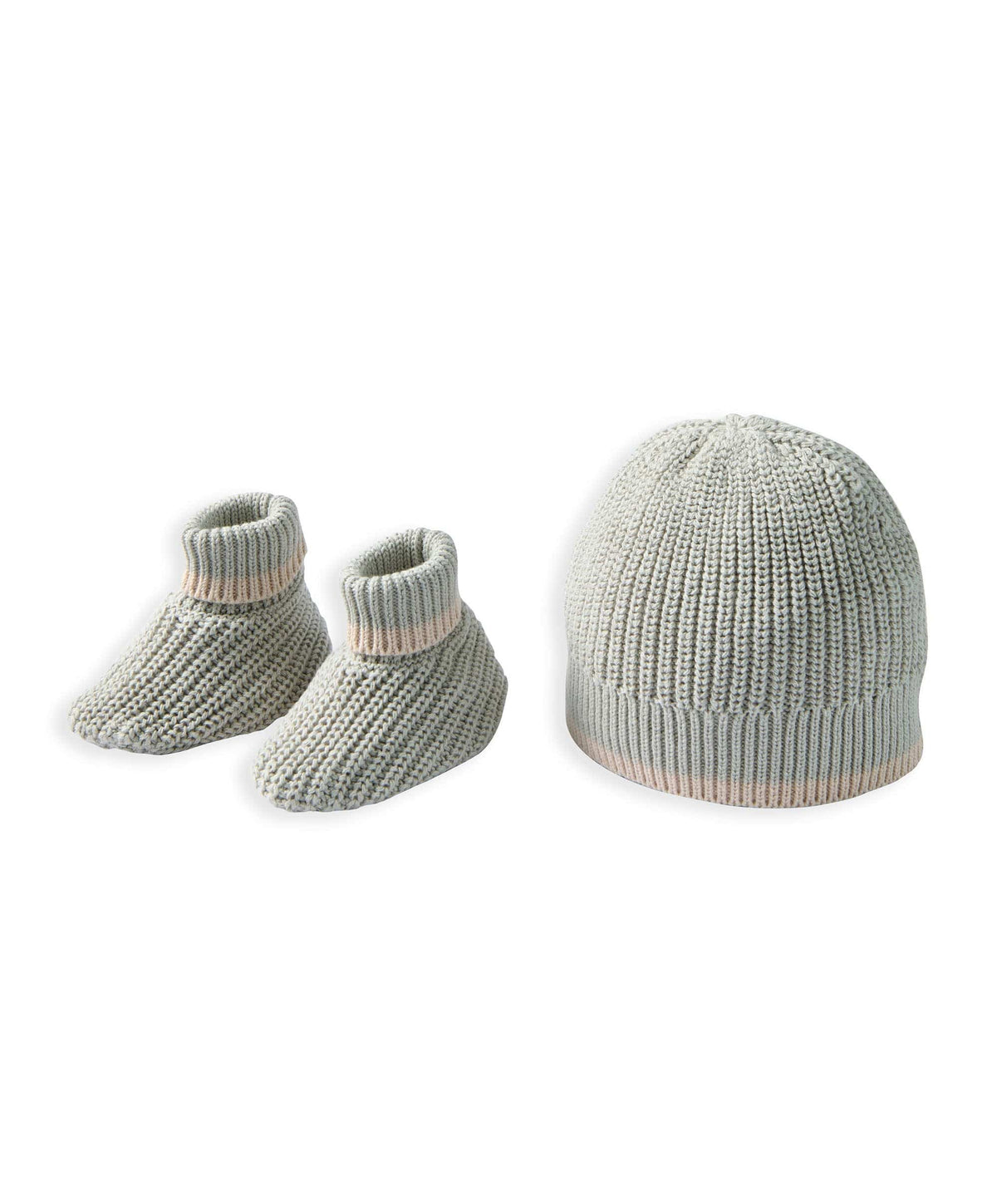 Mamas & Papas Hats & Booties Welcome to the world Knitted Hat & Booties Set