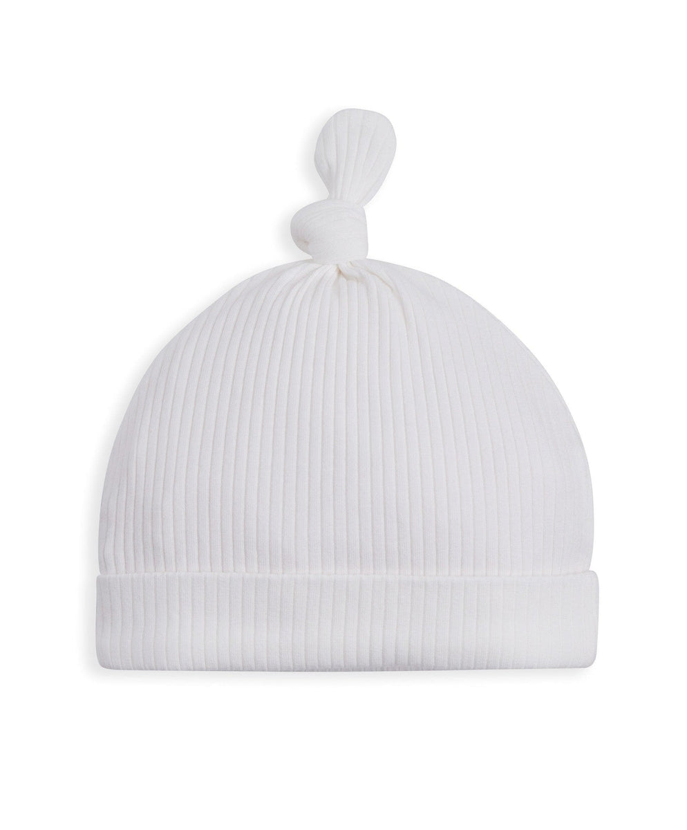 Organic Cotton Ribbed Hat White – Mamas Papas IE