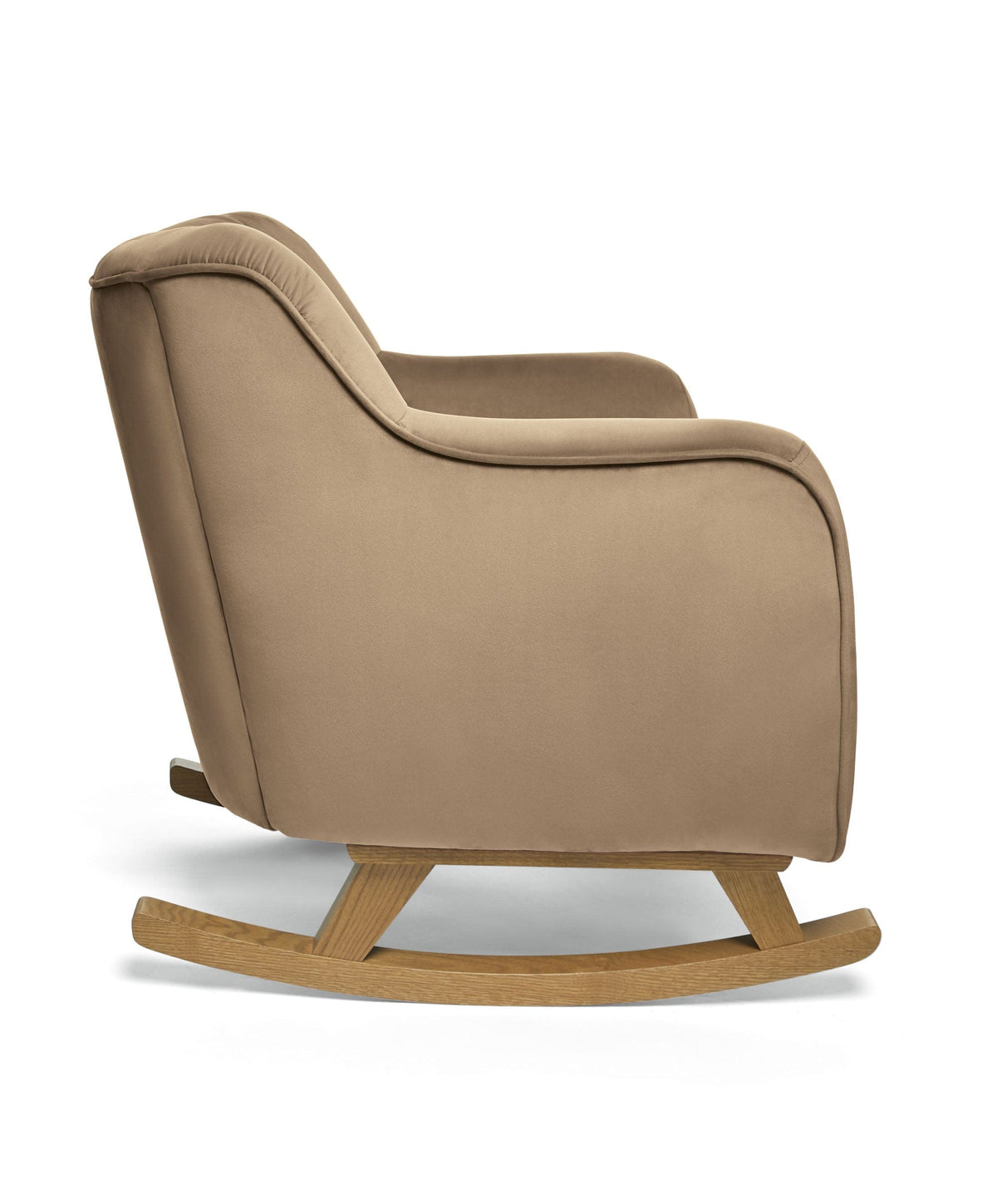 Mamas & Papas Hilson Nursing Chair & Footstool Set - Mocha Velvet