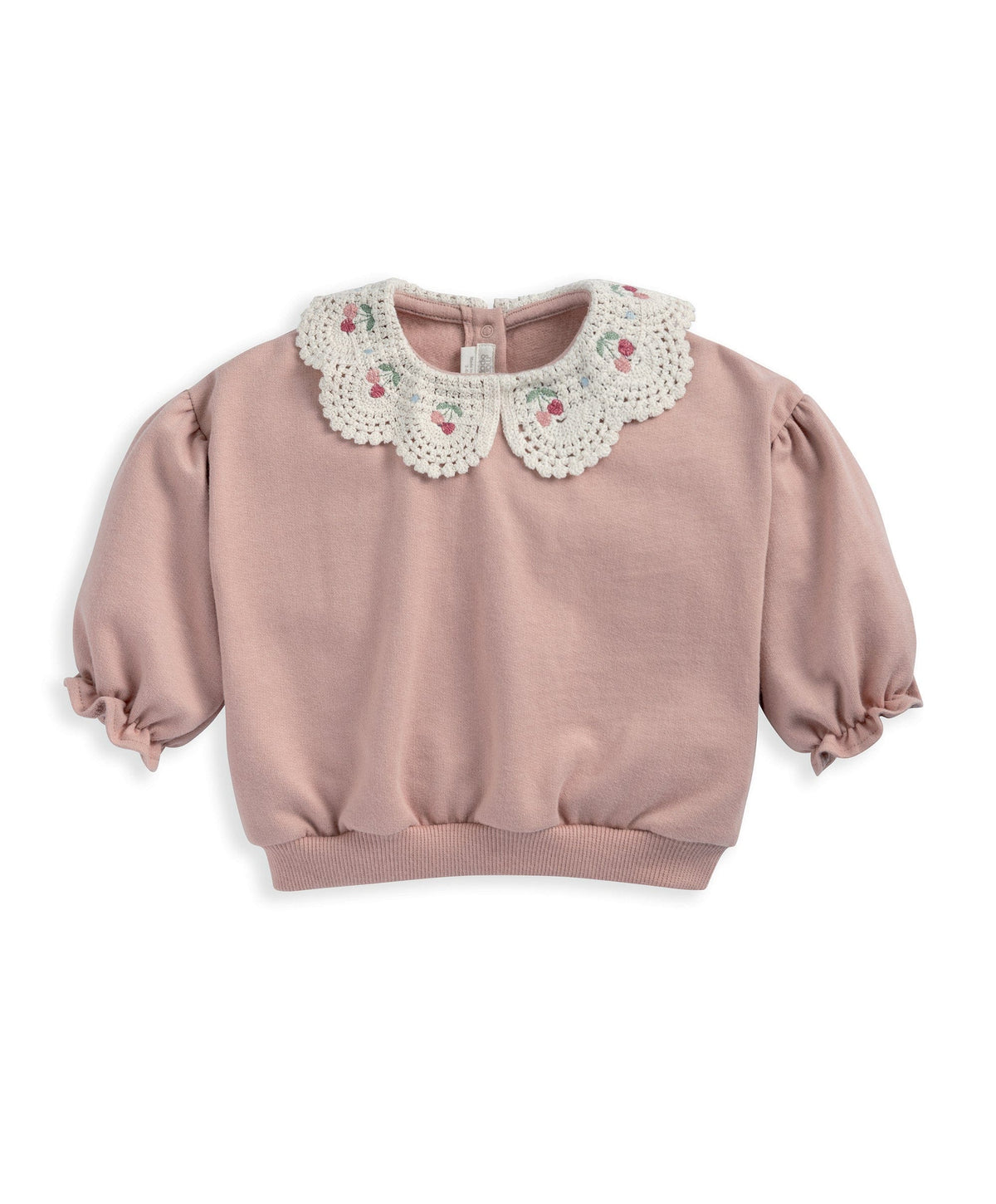 Mamas & Papas Jumpers & Knitwear Cherry Knitted Collar Sweatshirt