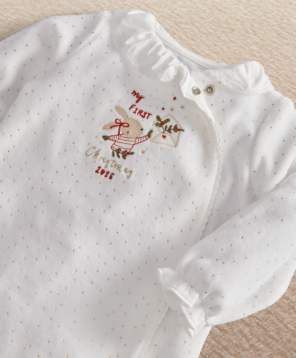 Mamas & Papas My First Christmas 2026 Bunny All In One