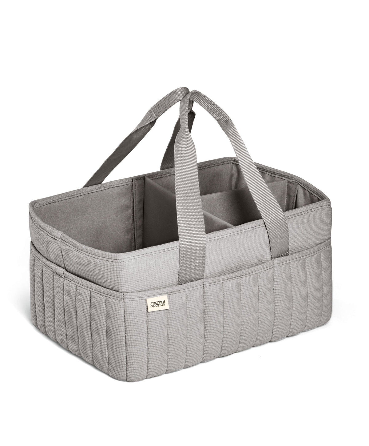 Mamas & Papas Nappy Caddy - Soft Grey Waffle