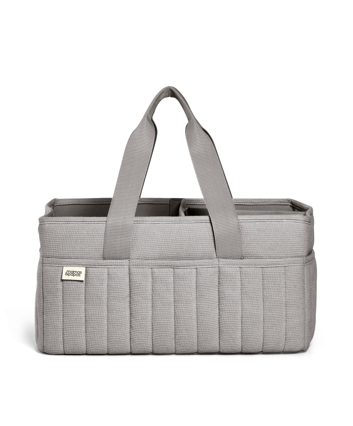 Mamas & Papas Nappy Caddy - Soft Grey Waffle