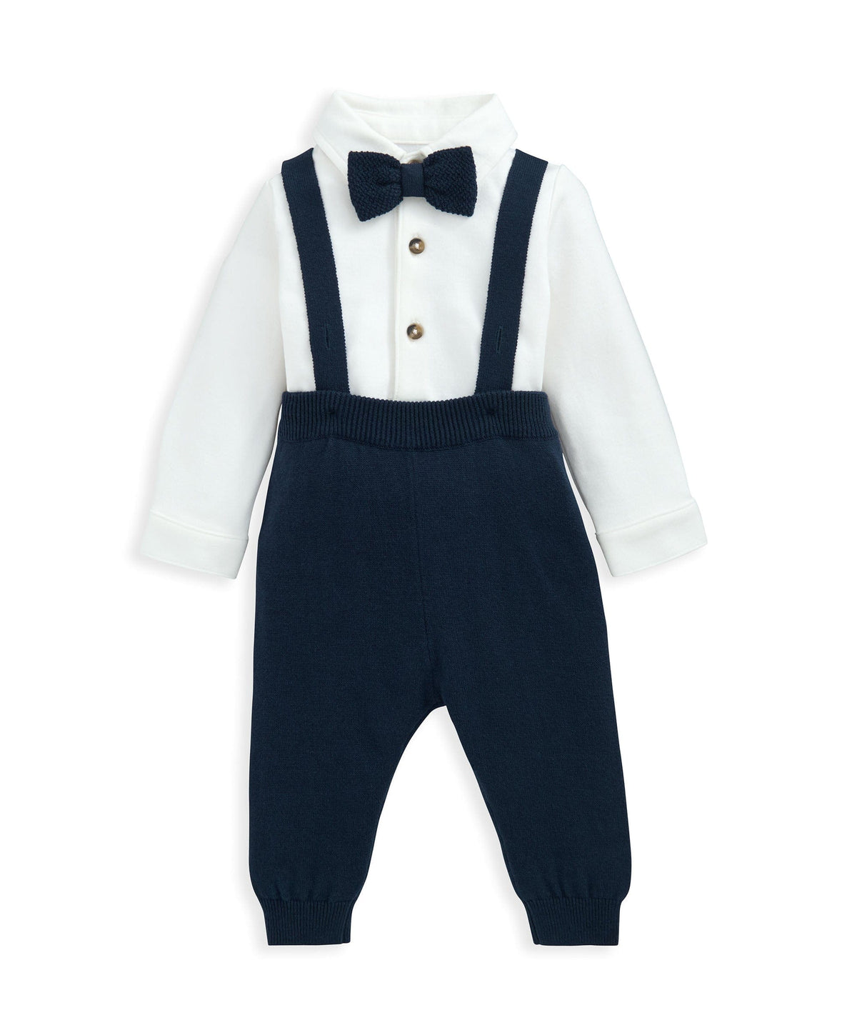 Mamas & Papas Outfits & Sets Bow Tie, Braces, Bodysuit & Trousers Outfit Set