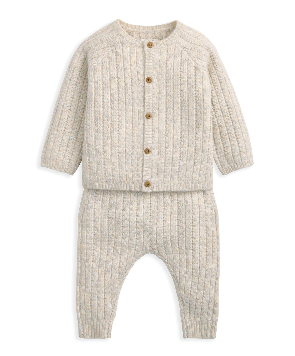 Mamas & Papas Outfits & Sets Cable Knit Top & Bottoms Set (2 Pieces)