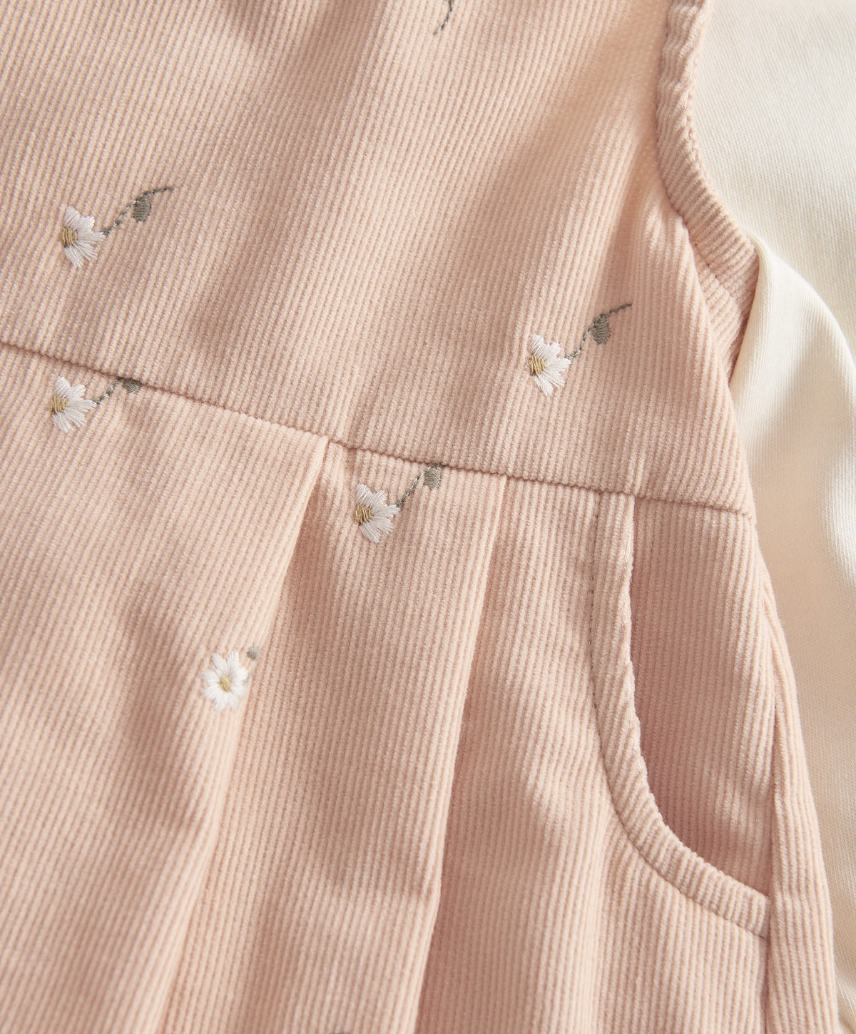 Mamas & Papas Outfits & Sets Corduroy Embroidered Romper Set