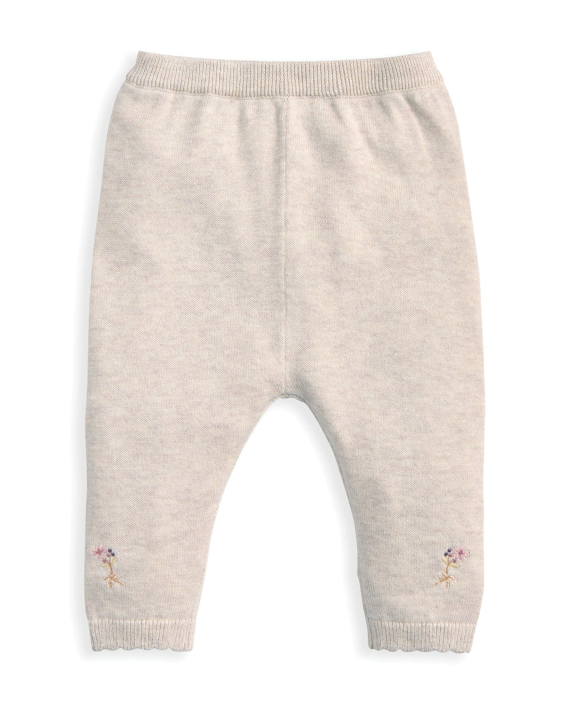 Mamas & Papas Outfits & Sets Embroidered Cardigan & Leggings Set with Scallop Detail (2 Pieces)