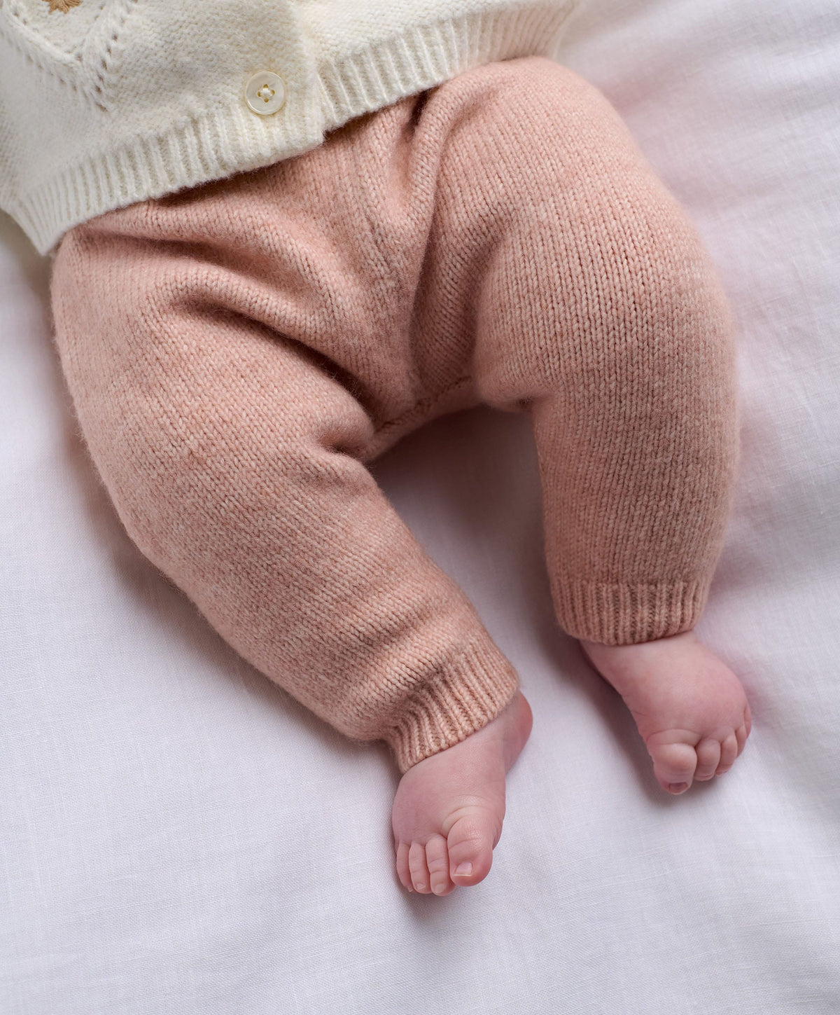 Mamas & Papas Outfits & Sets Embroidered Knit Cardigan & Legging Set (2 Pieces)