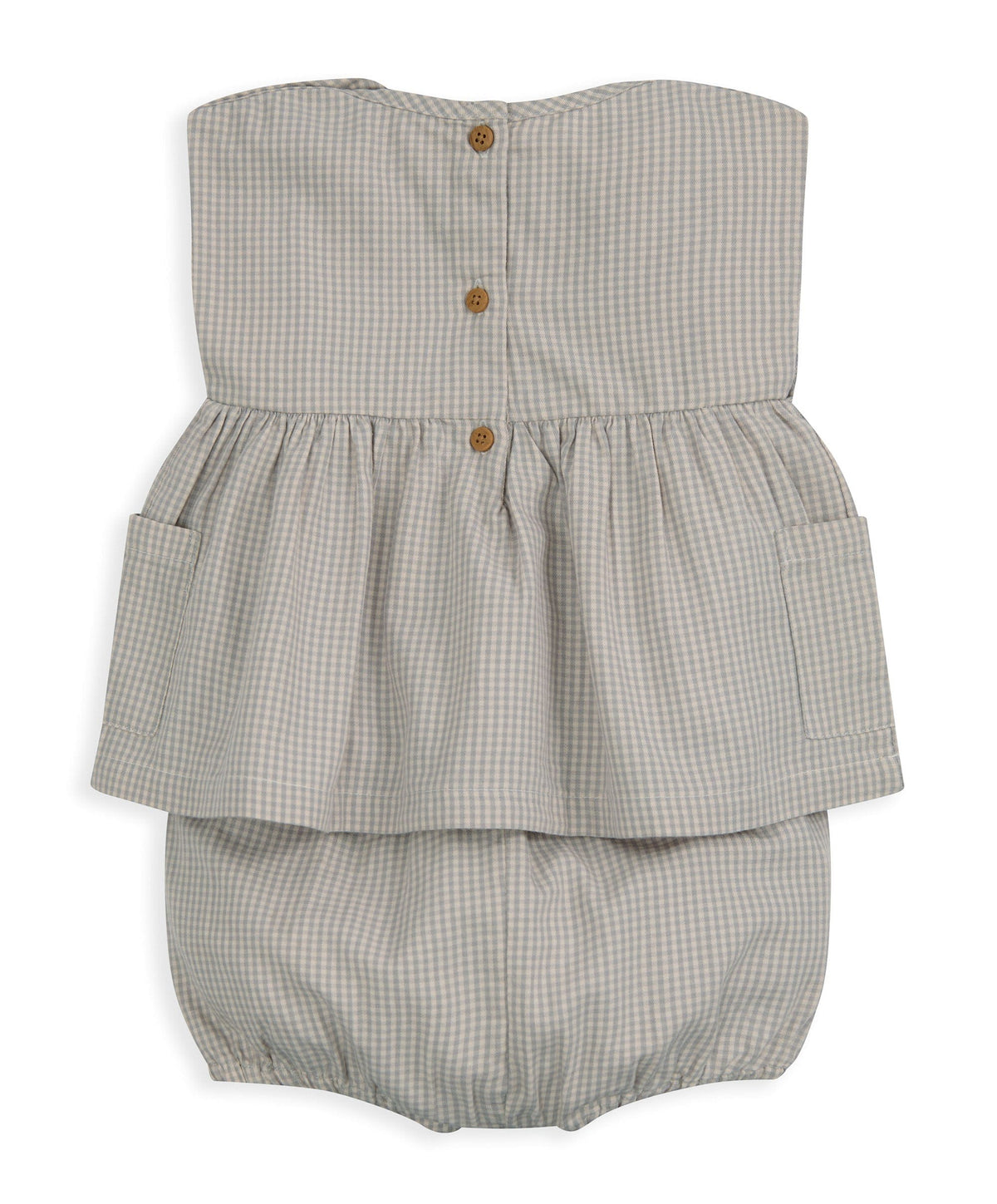 Mamas & Papas Outfits & Sets Gingham Top & Shorts Outfit Set